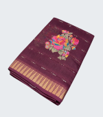ইন্ডিয়ান কাল্কি সিল্ক শাড়ি - Image 6