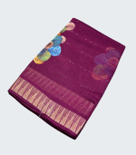 ইন্ডিয়ান কাল্কি সিল্ক শাড়ি - Image 4