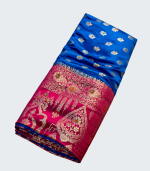 ইন্ডিয়ান খাড্ডি কাতান শাড়ি - Image 4